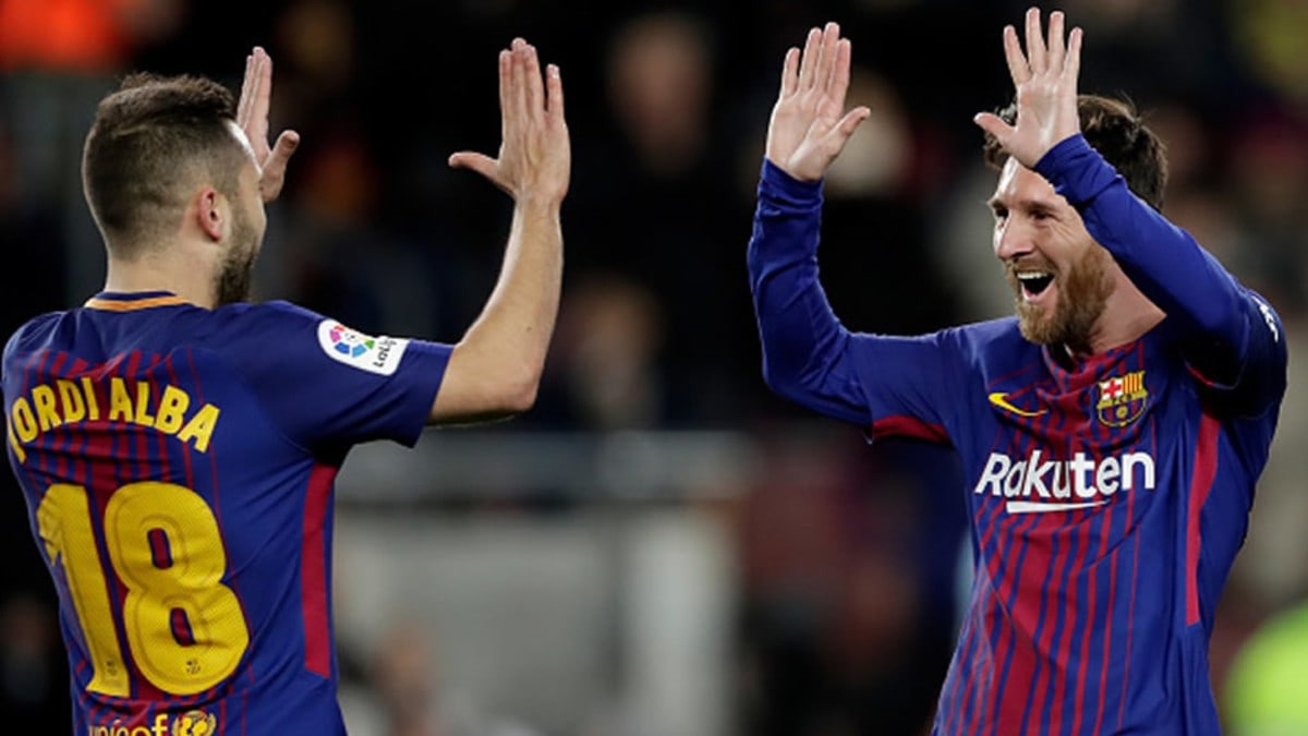 Leo Messi Jordi Alba