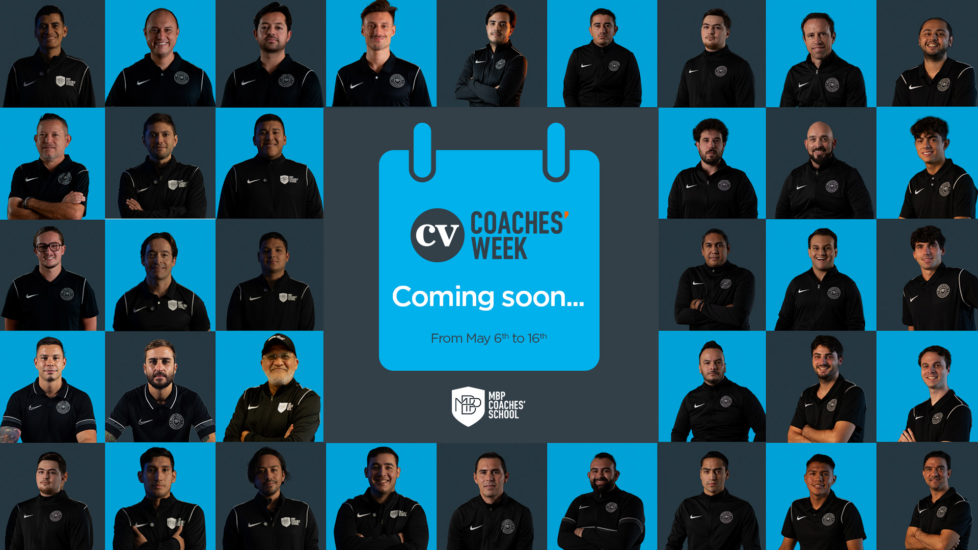EN MBP CW GENERAL 16 9 soon Pre Coaches Week MBP School of coaches