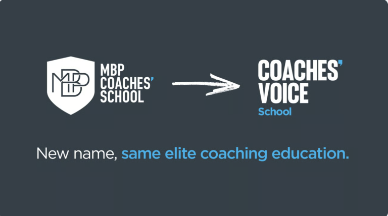 I am MBP MBP School of coaches Coaches' Voice