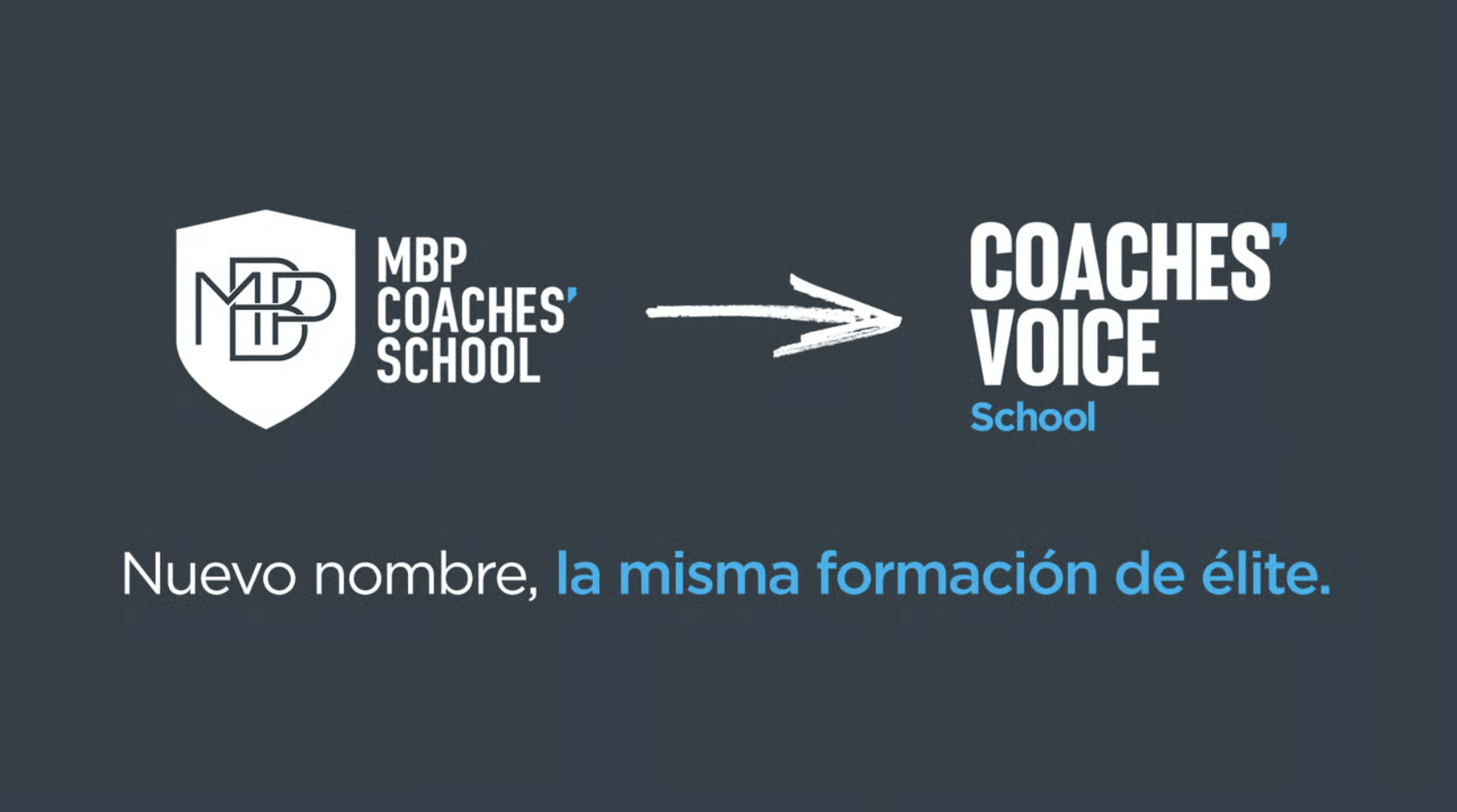 En este momento estás viendo MBP Coaches’ School evoluciona y se convierte en Coaches’ Voice School
